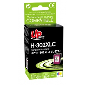 UPRINT CARTOUCHE REMANUFACTUREE HP 912XL NEW GENERATION-REMPLACE 3YL84AE  NOIR - Lama France